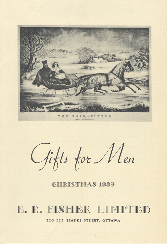 E.R. Fisher Christmas Advertising Campaign 1939