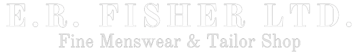ER Fisher Fine Menswear & Tailor Shop logo