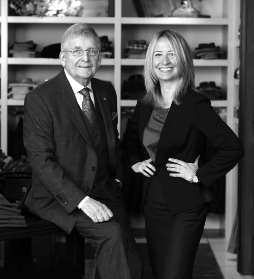 Father and daughter, Peter and Sonia
